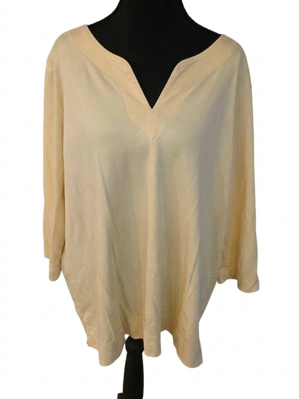 L.L. Bean Yelliw V-Neck Relaxed Women's Tunic